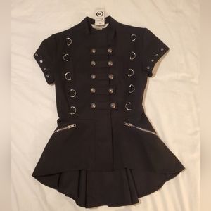 Orchid Bloom gothic shirt